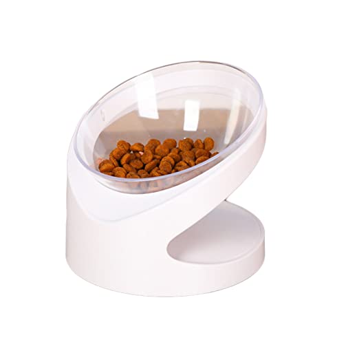 Koomiao Futternapf Katze, Antirutsch Katzennapf,Fressnapf 15 ° Kipphals Schutz rutschfeste Halterung Basis für Katze und Hundenapf (1 pcs) von Koomiao