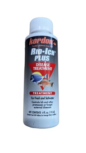 Kordon # 37644 Rid ICH-Krankheit Behandlung für Aquarium, 4-Ounce 4 Ounce Grünen von Kordon