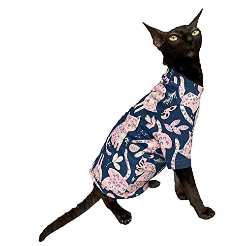 Kotomoda Katzen T-Shirt Maxi Storm Cat fьr Sphynx und nackte Katzen (X-Small) von Kotomoda