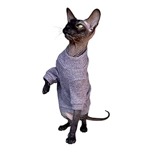 Kotomoda Katzen Kleidung Pullover funkelndes Mauve fur Sphynx Katzen (XS) von Kotomoda