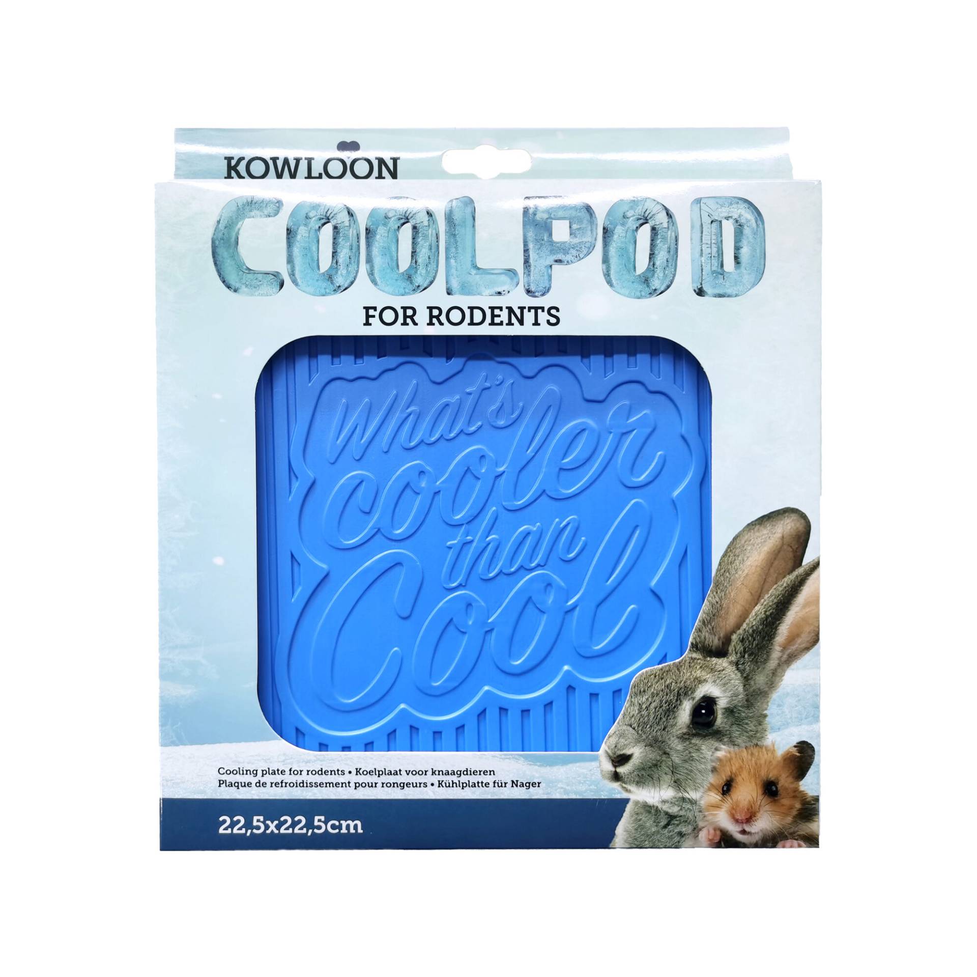 Kowloon Cool Pod Nagetiere – Blau – 22,5 x 22,5 cm von Kowloon