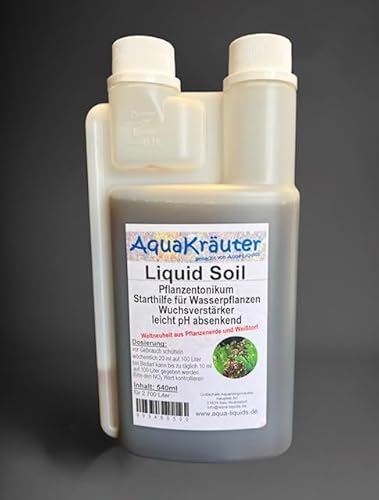 Krause-Diskus Hamburg Liquid Soil 540ml Pflanzenerde & Weißtorf für 2700 Liter Aquariumwasser - Pflanzentonikum - Wuchsverstärker von Krause-Diskus Hamburg