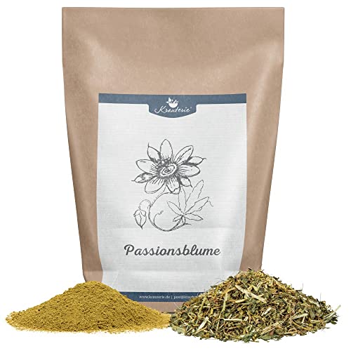 Krauterie Passionsblume Hund, Einzelfuttermittel für Hunde (100 g), Passionsblume Geschnitten in Spitzenqualität von Krauterie