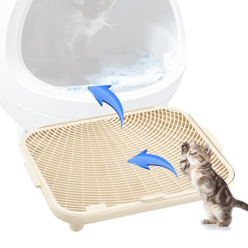 Kritkin Katzentoilette Rampe Katzentoilette für Katzentoilette, einfache Reinigung, Streu Stufe und Treppe, einfacher Einstieg für ältere Kätzchen, kompatibel mit verschiedenen Modellen, von Kritkin