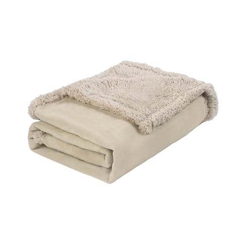 Kritter Planet Hundedecke Wasserdicht, Liebesdecke Sex Decke Wasserdicht, Waschbar Kuscheldecke Sofaschutz Tagesdecke für Sofa Autositz Couch Bett, M 75x125cm Klein Decke, Kamel/Taupe von Kritter Planet