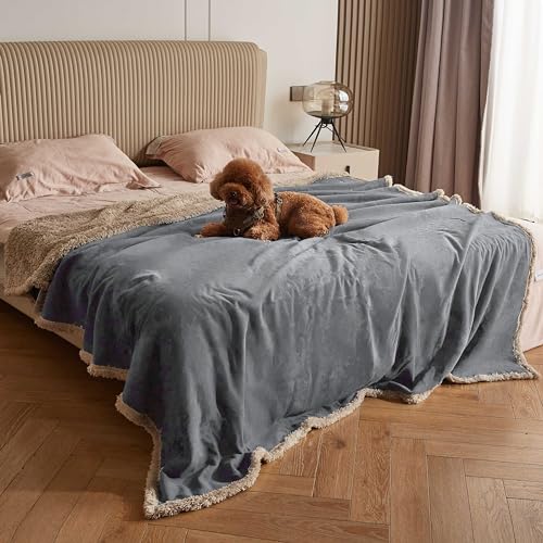 Kritter Planet Wasserdichte Hundedecke für Bett, Urinschutz, wendbar, Couchbezug, flüssigkeitsdicht, Möbelschutz für kleine, große Hunde, Katzen von Kritter Planet