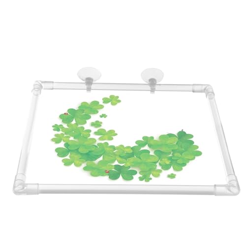 Krmoau Fischfutterring,Fischfutterring | Fischfutterring Betta Feeder Ring - Acryl-Aquarium-Futterspender, schwimmender Ring, Aquarium-Futterspender mit Saugnäpfen, Fischfutter-Futterspender, von Krmoau