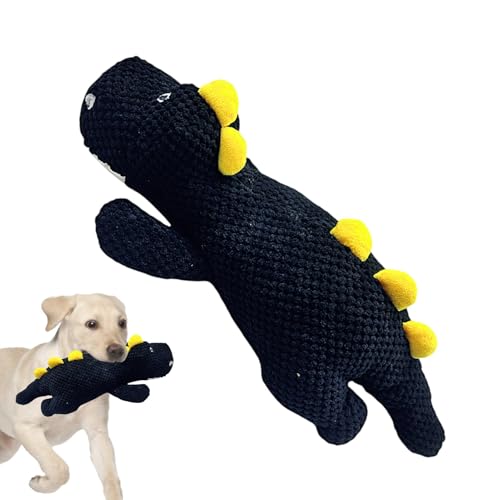 Krmoau Haustierplüschspielzeug, quietschendes Kauenspielzeug für Hund,Animal Puppy Soft Chewing Supplies - Dinosaurierform Design süßes Haustier Welpe Quietschendes Spielzeug für kleine, mittlere von Krmoau