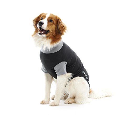 Buster Classic Body für Hunde, XXXL, Schwarz/Grau von Kruuse