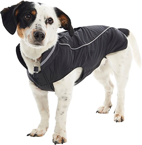 Kruuse Buster Softshell - Hundejacke, Schwarz, S/M, Polyester, Regenmantel, Hochzeit, Wasserfest, Atmungsaktiv, Hochwertig, Einfarbig, Hochzeitsjacke für kleine Hunderassen von Kruuse