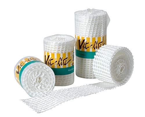 KRUUSE Vet-Lite Verband für die Reiseapotheke, Tierzubehör (verformbarer Verband, Verbandsmaterial für Katzen, Pferde etc mit geringem Gewicht, stabiles Katzen Zubehör, Hundezubehör, 7,5 cm x 1,8 m) von Kruuse