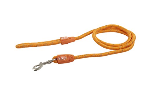 Kruuse Buster Hundeleine, reflektierend, 1,3 cm x 1,8 m, Orange von Kruuse