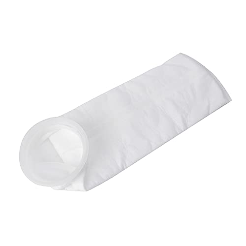 Ksikdeg Filtersocken, 100 UM extra feine Filtration, 10,2 x 38,1 cm lang, Premium-Aquarium-Filterbeutel mit Ringen von Ksikdeg