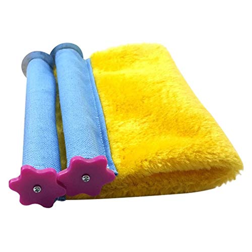 Hängematte für Kleintiere Hamster Spielzeug Kaninchen Spielzeug Kaninchen Zubehoer Nager Zubehör Kaninchenbett Hamster Cage Zubehör Kaninchenbetten Für Innenräume Yellow,s von KunLS