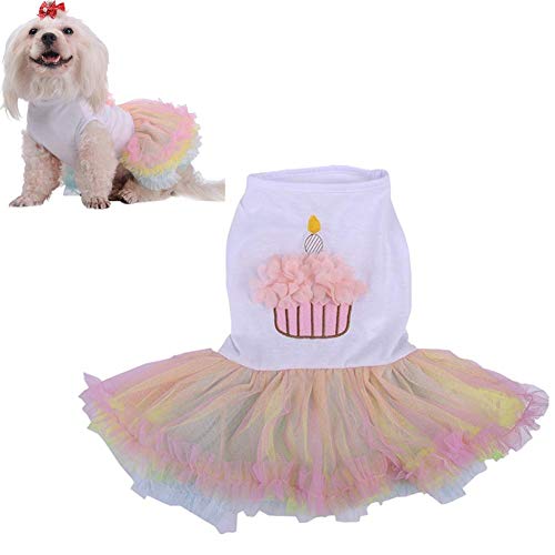 Hundebekleidung Hunde Jacken Hundemantel Für Kleine Hundekleidung Dog Clothes Hundekleid Für Den Sommer Hundekleid Für Große Hunde Nette Hundekleider Brautkleider Für Hund M von KunLS