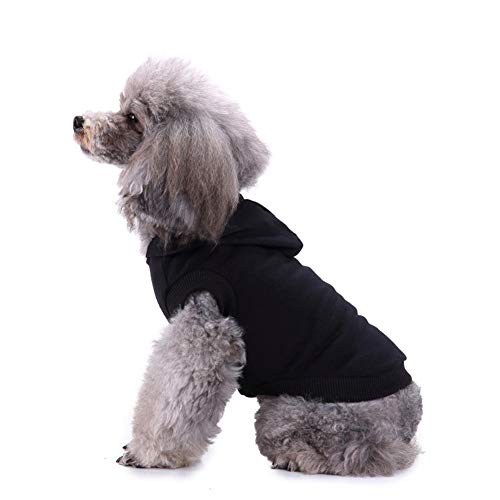 Hundebekleidung Hunde Jacken Hundemantel Für Kleine Hundemantel Grosse Hunde Welpenkleidung Katze Kleidung Haustiere Hundemäntel Für Den Sommer Haustier-Kleidung Black 3,XXL von KunLS