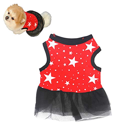 Hundebekleidung Hunde Kleidung Für Kleine Hundekleidung Hundemantel Für Kleine Hunde Mantel Sommerhundekleidung Brautkleider Für Hund Hundekleid Für Große Hunde red,L von KunLS