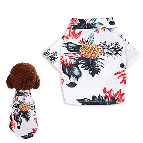 Hundebekleidung Hundejacke Hundekleidung Hundemantel Grosse Hunde Zubehör Hundekleidung Für Den Sommer Bequeme Haustierkleidung Französische Bulldogge Kleidung White,S von KunLS