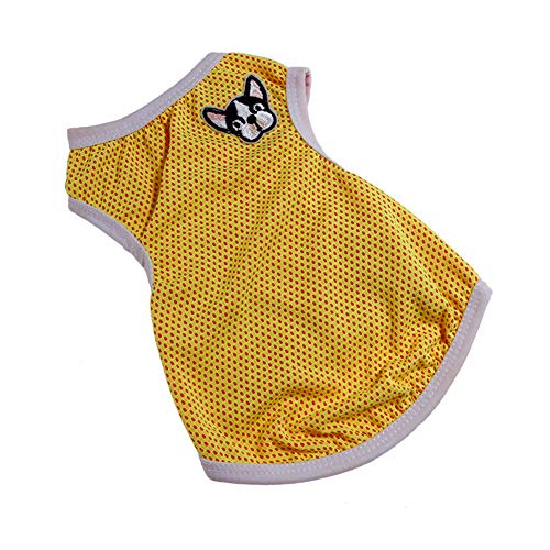 Hundebekleidung Hundejacke Kleine Hundemantel Grosse Hundekleidung Katze Kleidung Haustiere Welpenmantel Französische Bulldogge Kleidung Bequeme Haustierkleidung Yellow,M von KunLS