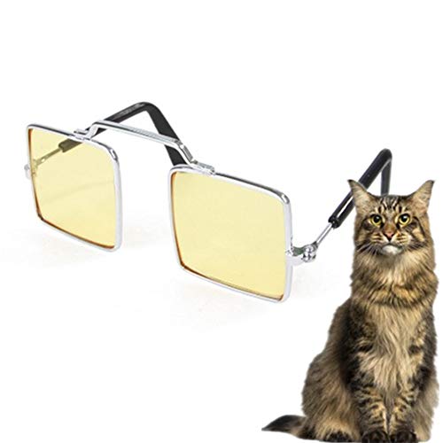 Hundebrille Hunde Sonnenbrille Faltbare Hundesonnenbrille Welpen Sonnenbrille Augenschutzbrille Sonnenschutz Hund wasserdichte Hundebrille UV-Brille Für Hund Hundebrille Augenschutz von KunLS