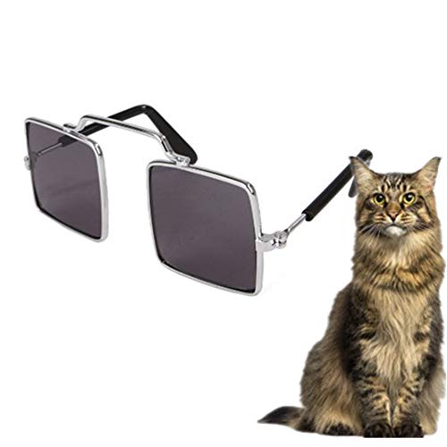 Hundebrille Hunde Sonnenbrille Faltbare Hundesonnenbrille Welpen Sonnenbrille Augenschutzbrille Sonnenschutz Hund wasserdichte Hundebrille UV-Brille Für Hund Hundebrille Augenschutz von KunLS