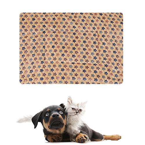 Hundekörbchen Hundebett XXL Hundekissen Hundekörbchen Hunde Körbchen Hunde Bett Haustierbett Hundekiste Mat Waschbares Hundebett Dicke Haustierdecke Hundedecken Waschbar Brown,l von KunLS