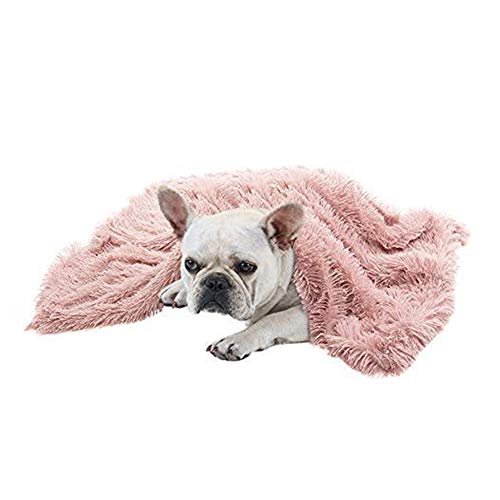 Hundekörbchen Hundekorb Grosse Hundebett Grosse Hundebetten Dog Bed Hunde Zubehör Für Große Hunde Dicke Haustierdecke Weiche Decke Hundedecken Waschbar pink,s von KunLS