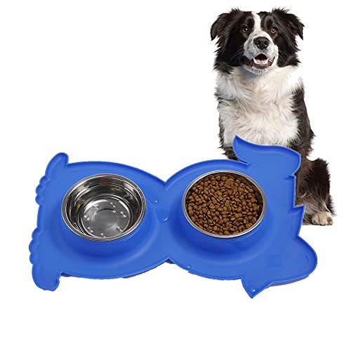 Hundenapf Kleine Hunde Hundenapf Grosse Hundenapf Futternapf Hund Futternapf Hundenäpfe Für Mittlere Hundenäpfe Medium Hundefutter Und Wasserschüssel Futternäpfe Für Hunde Blue von KunLS