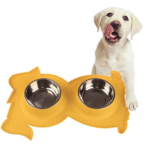 Hundenapf Kleine Hunde Hundenapf Grosse Hundenapf Futternapf Hund Futternapf Hundenäpfe Für Mittlere Hundenäpfe Medium Hundefutter Und Wasserschüssel Futternäpfe Für Hunde Yellow von KunLS