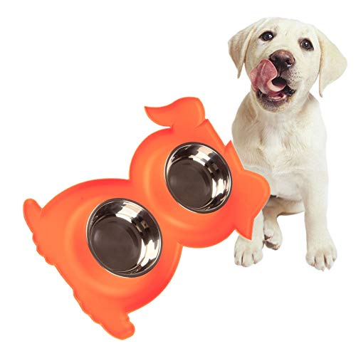 Hundenapf Kleine Hunde Hundenapf Grosse Hundenapf Futternapf Hund Futternapf Hundenäpfe Für Mittlere Hundenäpfe Medium Hundefutter Und Wasserschüssel Futternäpfe Für Hunde orange von KunLS