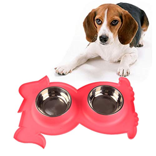 Hundenapf Kleine Hunde Hundenapf Grosse Hundenapf Futternapf Hund Futternapf Hundenäpfe Für Mittlere Hundenäpfe Medium Hundefutter Und Wasserschüssel Futternäpfe Für Hunde pink von KunLS