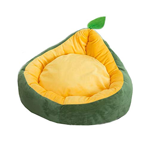 Hunter Hundebett Tierbett Hundenest Katzenkissen Warm Halten Katze Kissen Abnehmbarer Und Waschbarer Katzenstreu 55,Green von KunLS