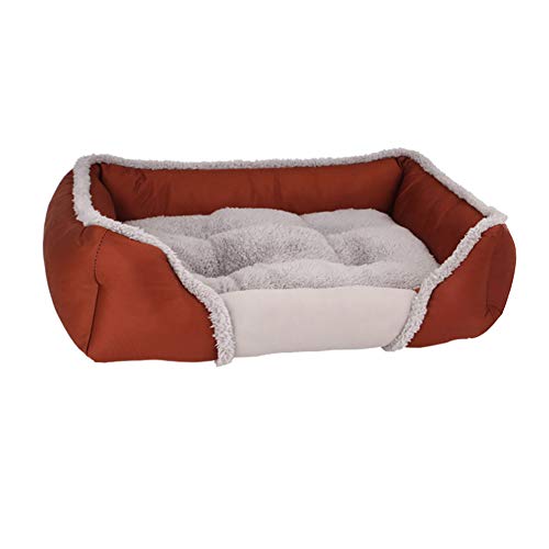 Katzensofa Atmungsaktiv Hunter Hundebett Hundebetten Deluxe Haustierbett Warmes Haustiernest Flauschig Und Bequem Brown von KunLS