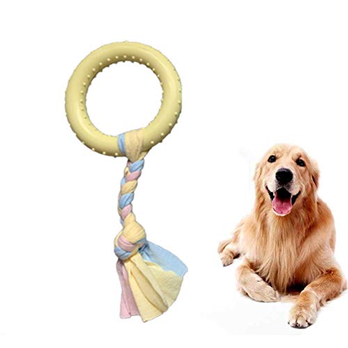 KunLS Ball hundespielzeug unzerstörbar hundespielzeug Intelligenz Welpen kaut Hund kauen Spielzeug Hund kauen Tough Hund Spielzeug greatcircle,Yellow von KunLS