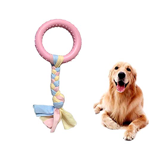 KunLS Ball hundespielzeug unzerstörbar hundespielzeug Intelligenz Welpen kaut Hund kauen Spielzeug Hund kauen Tough Hund Spielzeug greatcircle,pink von KunLS