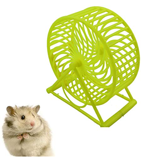 KunLS Hamster Spielzeug Hamster Laufrad Meerschweinchen Spielzeug Hamster Zubehör Spielzeug Hamster Übung Ball Hamster Stille Rad Laufrad Für Hamster Laufrad Hamster Green von KunLS