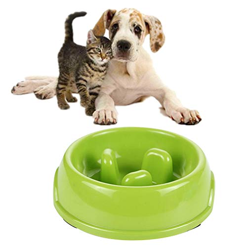 Schlingnapf Hunde Antischlingnapf Hundenapf Grosse Hundenapf Futternapf Hund Futternapf Hund Puzzle Feeder Labyrinth Interaktive Katze Schüssel Große Hundenapf Green von KunLS