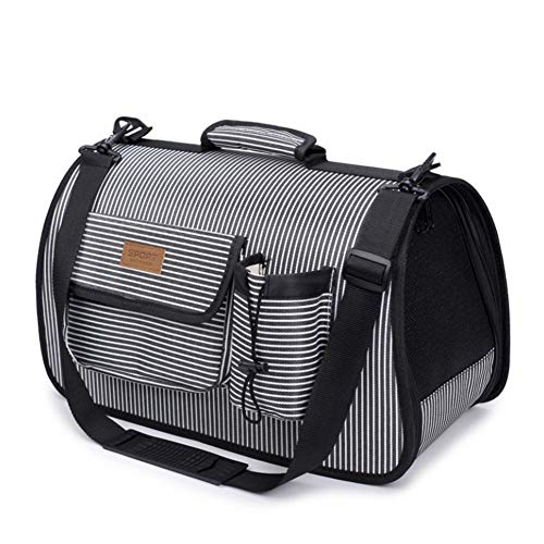 Tragetasche Hund Hundetasche Katzentransportbox Hunderucksack Katze Rucksack Pet Travel Carrier Tragbarer Haustierträger Hundeträger Für Mittlere Hundereiseträger Gray,l von KunLS