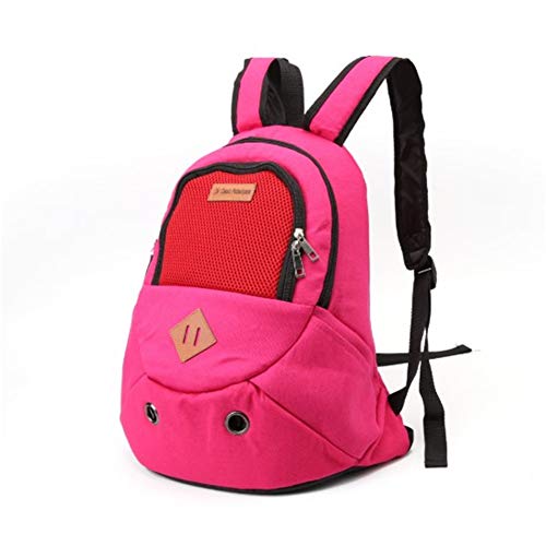 Tragetasche Hund Katzentransportbox Hunderucksack Hundetasche Katzenrucksack Hundeträger Handtasche Tragbarer Haustierträger Hundeträgertaschen Für Kleine Hunde Rose red von KunLS