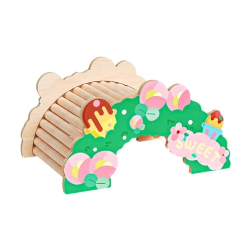 Kuntesetty Hamsterbrücke für Kleine Tiere mit Holzleiter Und Drachenbrücke, Blumenbrücke Kuntesetty Hamsterbrücke für Kleine Tiere mit Holzleiter Und Drachenbrücke, Blumenbrücke von Kuntesetty