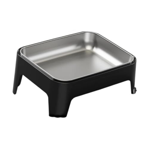 Kuntesetty Hundenapf mit erhöhtem Design, Futternapf für Tiere, 15° geneigt, geeignet für kleine Hunde und Katzen, Schwarz Kuntesetty Hundenapf mit erhöhtem Design, Futternapf für Tiere, 15° geneigt, geeignet für kleine Hunde und Katzen, Schwarz von Kuntesetty