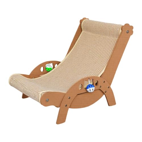 Kuntesetty Katzen-Sisal-Lounge, Stabiler Stuhl, Kratzbrett für Haustiere und Kätzchen, XL Kuntesetty Katzen-Sisal-Lounge, Stabiler Stuhl, Kratzbrett für Haustiere und Kätzchen, XL von Kuntesetty