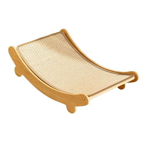 Kuntesetty Katzenkratzbett aus Holz, Spielzeug für Haustiere, Schlafbereich, Sisal, Groß Kuntesetty Katzenkratzbett aus Holz, Spielzeug für Haustiere, Schlafbereich, Sisal, Groß von Kuntesetty