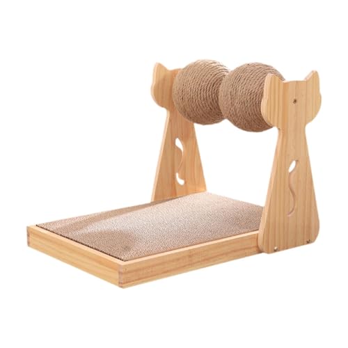 Kuntesetty Kratzbrett für Katzen, Spiel Und Ruhezone, Kätzchen Couch für Innenräume, mit Kugel Kuntesetty Kratzbrett für Katzen, Spiel Und Ruhezone, Kätzchen Couch für Innenräume, mit Kugel von Kuntesetty