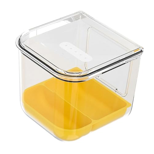 Kuntesetty Vogelbadewanne mit Haken, Käfigzubehör für kleine Vögel und Papageien, mit Futternapf Kuntesetty Vogelbadewanne mit Haken, Käfigzubehör für kleine Vögel und Papageien, mit Futternapf von Kuntesetty