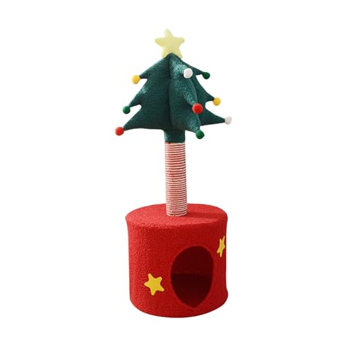 Kuntesetty Weihnachtsbaum Katzenturm mit Gemütlichem Versteck, Niedliches Geschenk für Katzenliebhaber, 35 X 85 cm Kuntesetty Weihnachtsbaum Katzenturm mit Gemütlichem Versteck, Niedliches Geschenk für Katzenliebhaber, 35 X 85 cm von Kuntesetty