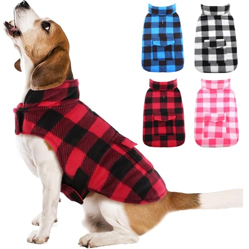 Kuoser Hunde Wintermantel, Kleine Hunde Hundemantel Warm, Hundejacke für Kleine Hunde, Hundemantel Wasserdicht, Outdoor Hundemantel mit Geschirr Loch, S von Kuoser