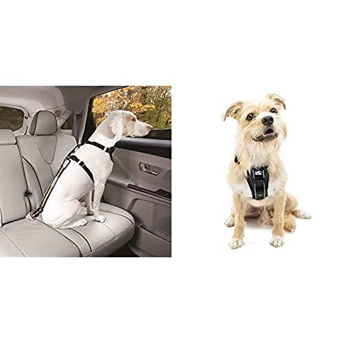 Kurgo Gurtschloss-Hundegurt fürs Auto + Kurgo TRU-Fit Smart Hundegeschirr von Kurgo