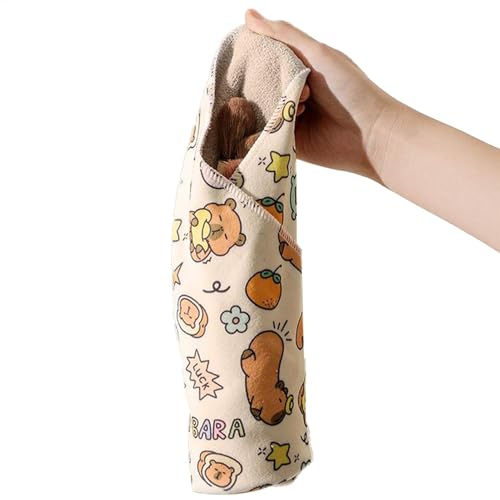 Kustimantu Cat Swaddle Wrap für Nagel Trimmen, Katzen -Swaddle -Wrap | Capybara Cat Wrap Swaddle Bag - Multifunktionale Selbstklebende Nageltrimmungsrückhalte, Anti-Kratzer, Anti-Escape, von Kustimantu