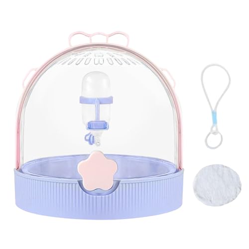 Kustimantu Hamsterkäfig | Zwerghamster Käfig Igel Transportbox,Haustierzubehör Tragetasche Mit Trinkflasche Für Rennmaus Vogel Chinchilla Igel Outdoor Angeln Wandern Camping | Vogel Kaninchen Kustimantu Hamsterkäfig | Zwerghamster Käfig Igel Transportbox,Haustierzubehör Tragetasche Mit Trinkflasche Für Rennmaus Vogel Chinchilla Igel Outdoor Angeln Wandern Camping | Vogel Kaninchen von Kustimantu